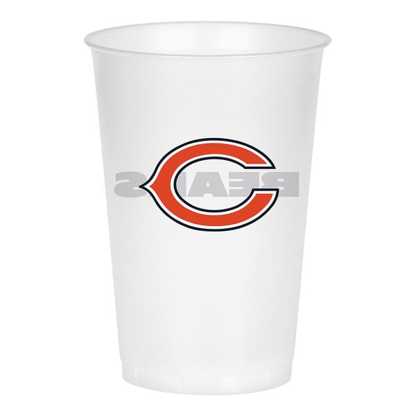 Creative Converting Chicago Bears 20 oz. Plastic Cup - 96/Case