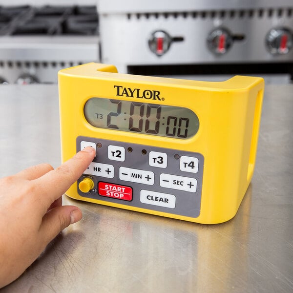 Taylor 5839N Digital 4 Channel 10 Hour Commercial Kitchen Timer