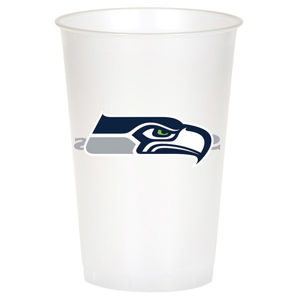Creative Converting 019528 Seattle Seahawks 20 oz. Plastic