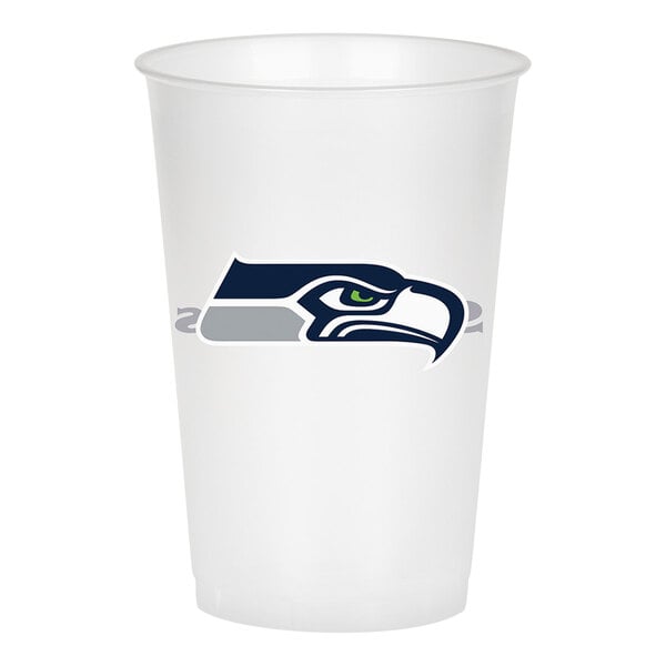 Creative Converting Seattle Seahawks 20 oz. Plastic Cup - 96/Case