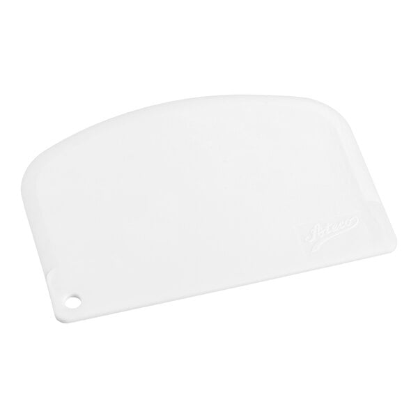 Ateco 1303 5 1/4" x 3 1/2" Straight Edge Plastic Bowl Scraper