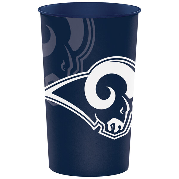 Creative Converting 335908 Los Angeles Rams 22 oz. Plastic Souvenir Cup ...