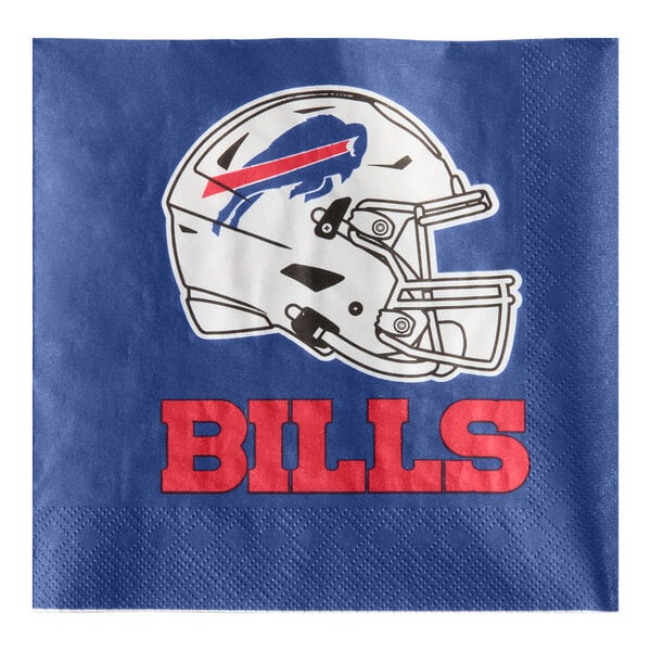 Creative Converting Buffalo Bills 2-Ply Luncheon Napkin - 192/Case