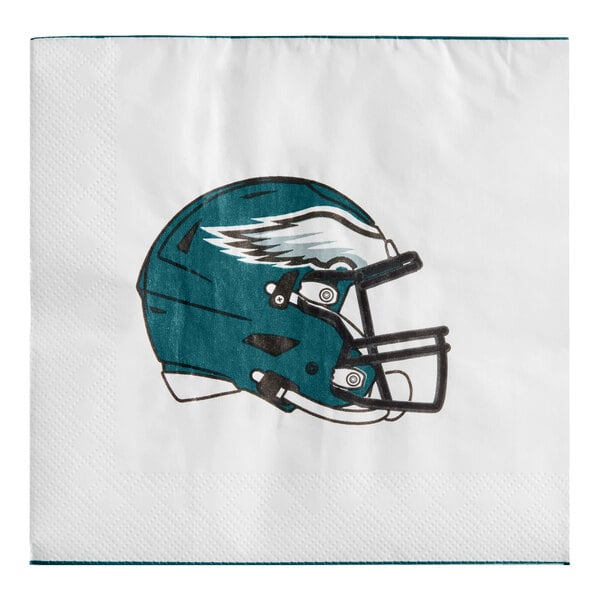 Creative Converting Philadelphia Eagles 2-Ply Luncheon Napkin - 192/Case