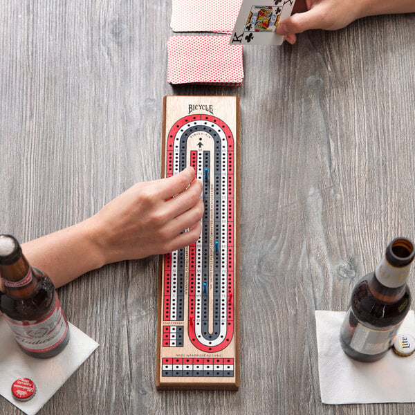 Bicycle 3 Track Cribbage Board