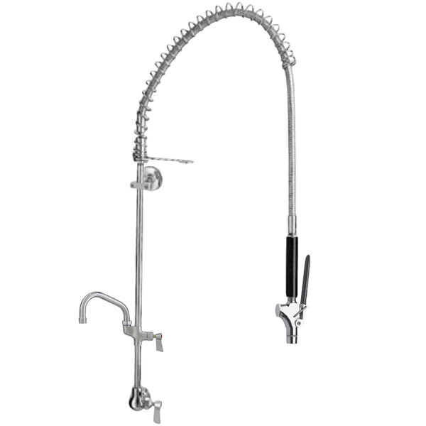 Fisher 50024 Wall Mounted Glass Filler Faucet with 36" Hose, 16" AddOn