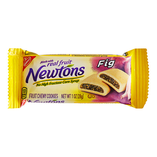 A Nabisco Newtons fig cookie snack pack.