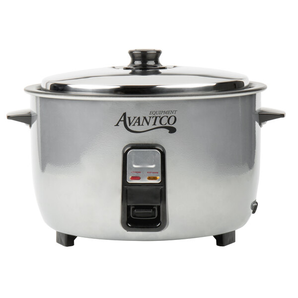 Avantco RC23161 46 Cup (23 Cup Raw) Electric Rice Cooker / Warmer - 120V,  1650W