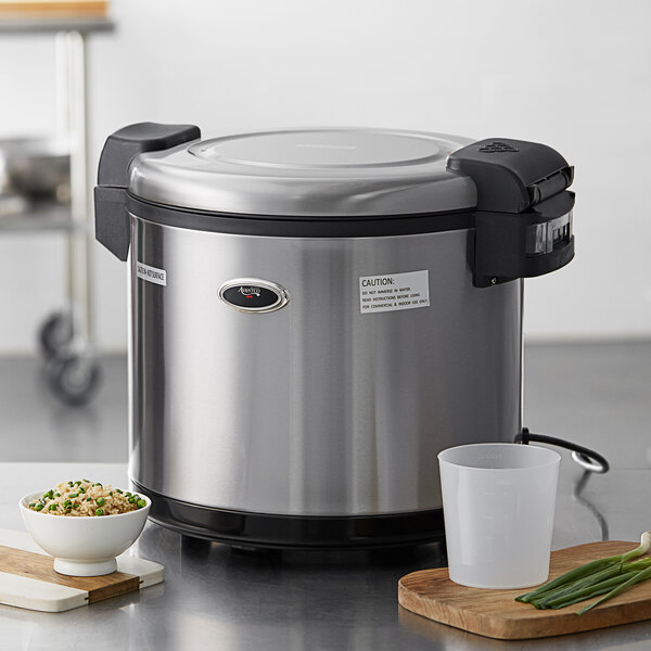 Electric rice cooker with steel bowl hot sale