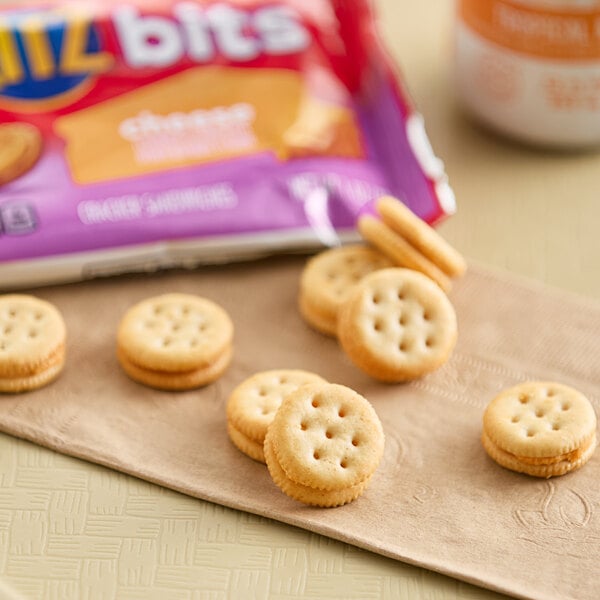 Nabisco Ritz Bits 1 oz. Cheese Cracker Snack Pack - 48/Case