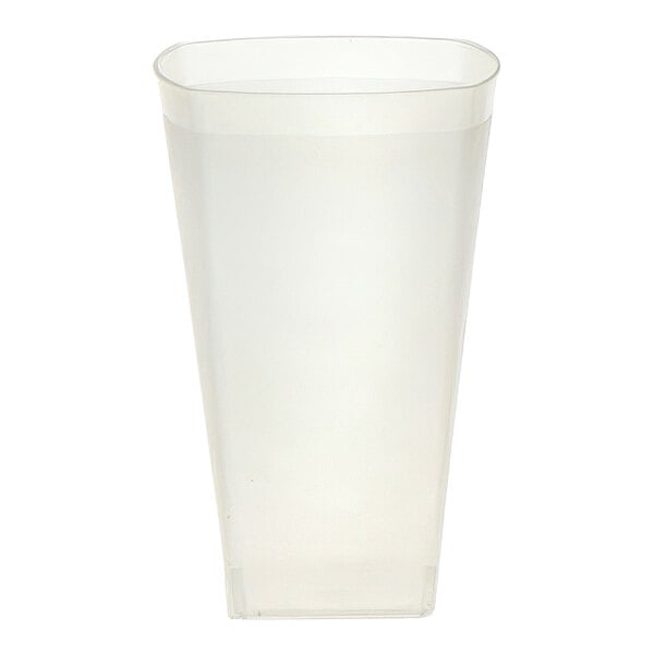 A clear plastic Fineline Wavetrends tumbler.