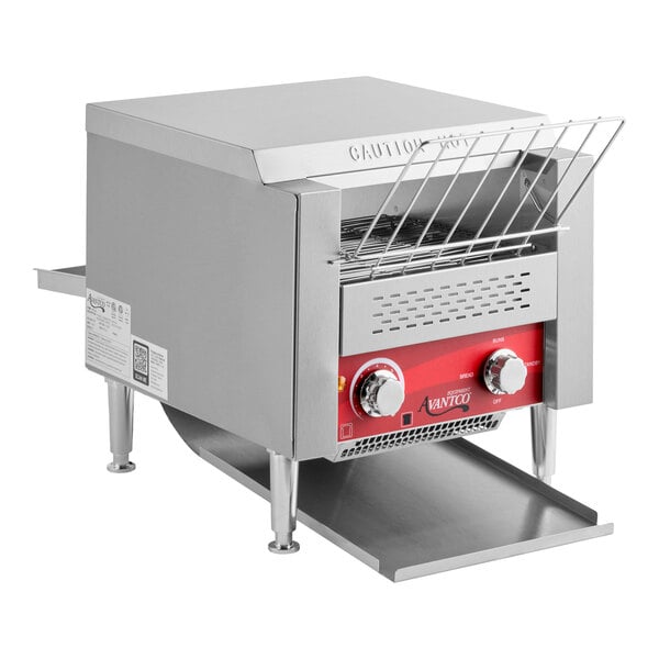 Avantco T140 Commercial 10" Wide Conveyor Toaster with 3" Opening - 120V, 1750W - 300 Slices per Hour
