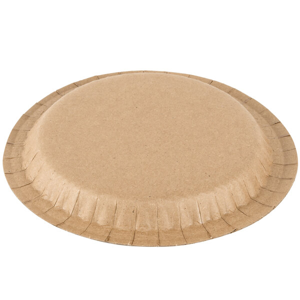 brown paper plates