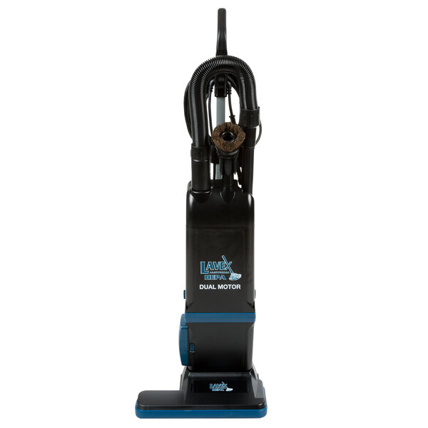 Lavex Janitorial 15" Dual Motor Upright Bagged Vacuum Cleaner with HEPA
