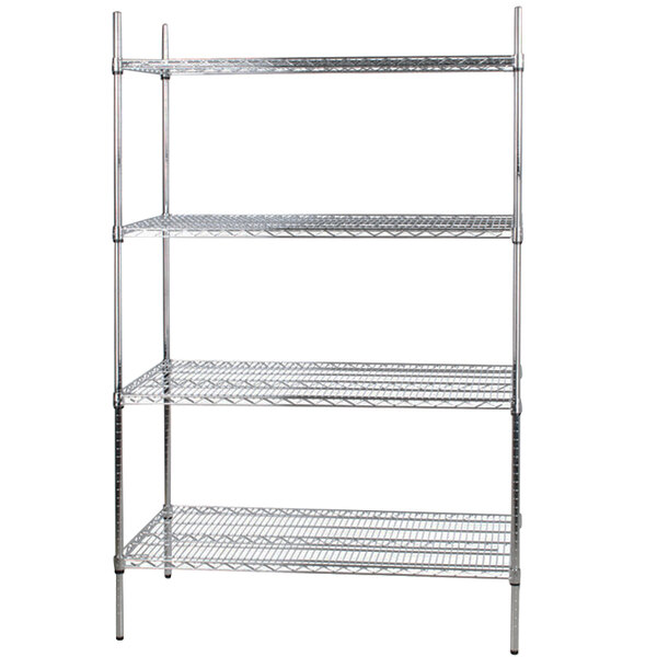 Regency 24 X 48 Nsf Stainless Steel Shelf Kit With 74 Posts Main Picture
