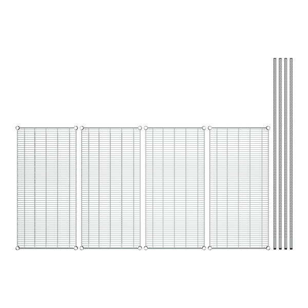 A white grid paper with black lines.