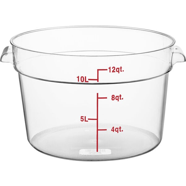 12 oz. BPA Free Food Grade Round Container (T40912CP) - 1000 count