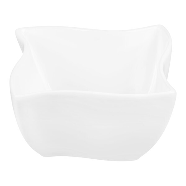 American Metalcraft Prestige 25 oz. Wave Porcelain Bowl