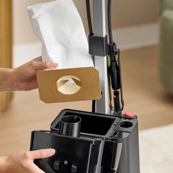 Lavex 15" HEPA Microfilter Upright Vacuum Bag - 9/Pack