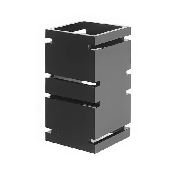 A black rectangular Rosseto bamboo multi-level riser.