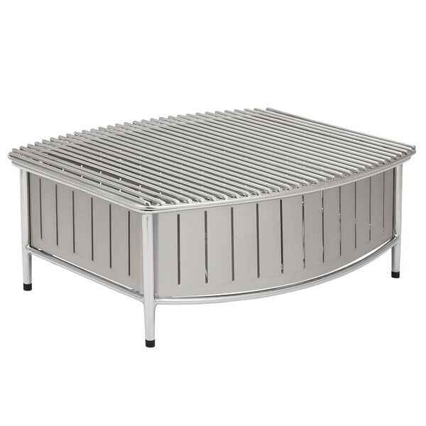 A Vollrath large buffet station with a wire grill on a table.