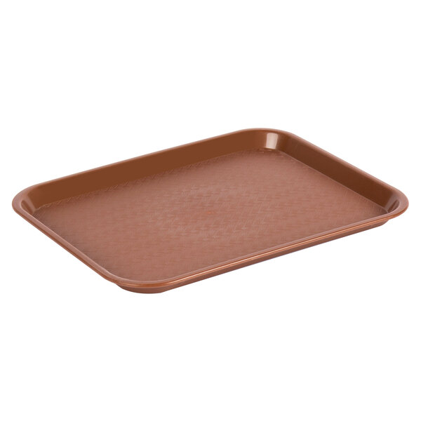 10 x 14 Blue Rectangular Plastic Restaurant Serving Trays, NSF-Certified,  Fast Food Tray, 12/Pack