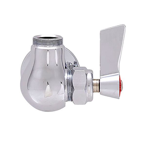 Fisher 70459 Single Wall Mount Faucet Base with 1/2" Control Valve, Swivel Stem, and Lever Handle