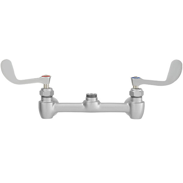 Fisher 73158 Backsplash Mounted 1/2" Stainless Steel Faucet Base with 8