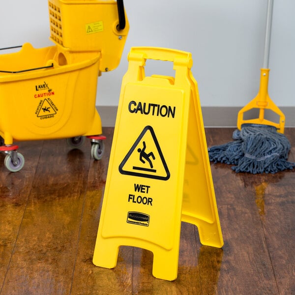 5 x Professional wet floor signs /'A/' frame wet floor sign warning on both sides
