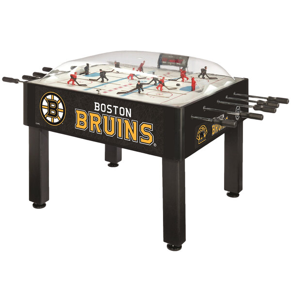 Holland Bar Stool DHBBosBru 54" Boston Bruins Logo Basic Dome Hockey Table