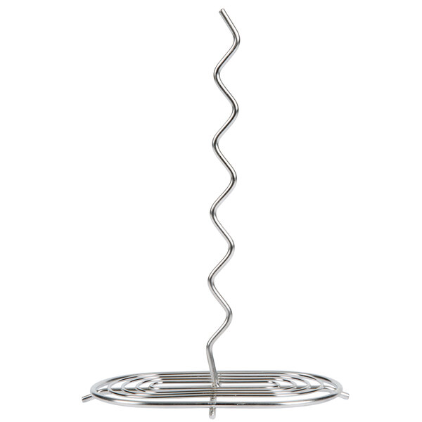 An American Metalcraft metal spiral object.