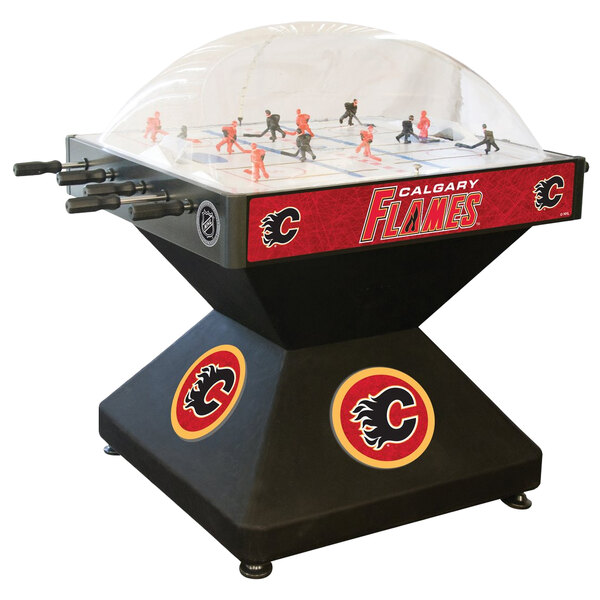 Holland Bar Stool DHDCalFla 52" Calgary Flames Logo Deluxe Dome Hockey