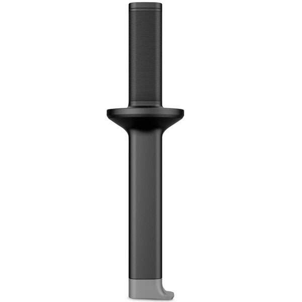 A black KitchenAid Flex Edge Tamper with a white tip.