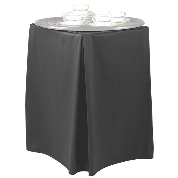 Snap Drape Spandex 5 gal Black Beverage Dispenser Cover