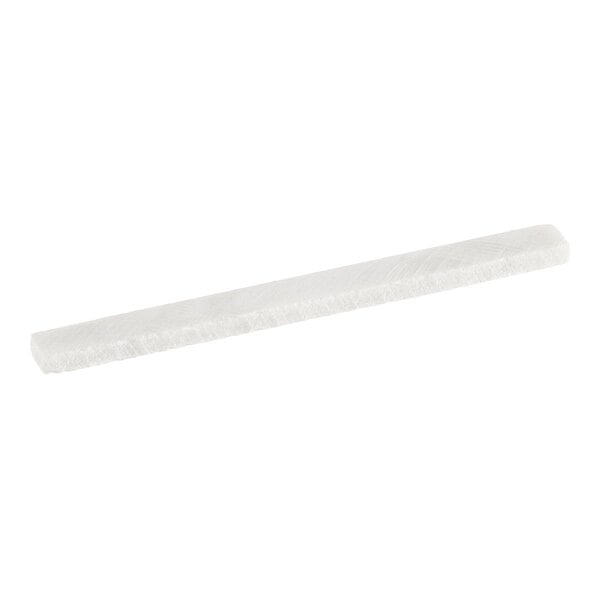 A white soapstone chalk stick for writing on slate trays.