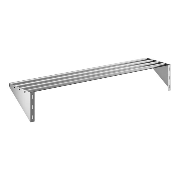 Regency 16" x 72" Stainless Steel Tubular Wall Mounted Shelf