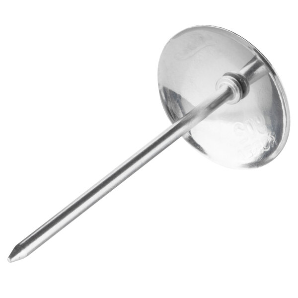 A stainless steel Ateco flower nail.