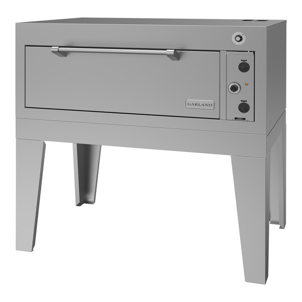 A single deck electric roast oven with a stainless steel exterior and control knobs on the right side.