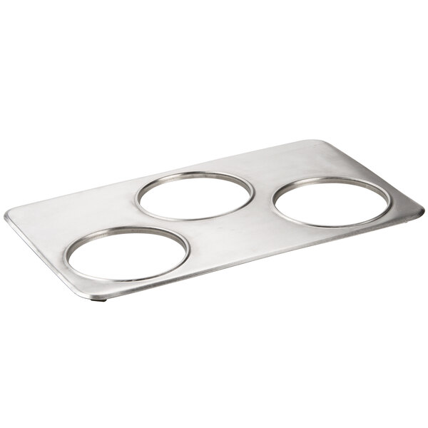 Winco Adaptor Plate with Three 6-3/8-Inch Holes