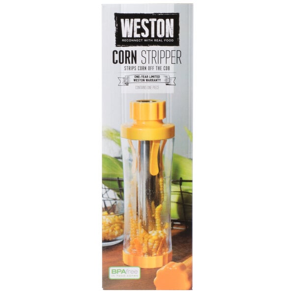 A Weston corn stripper in a box.