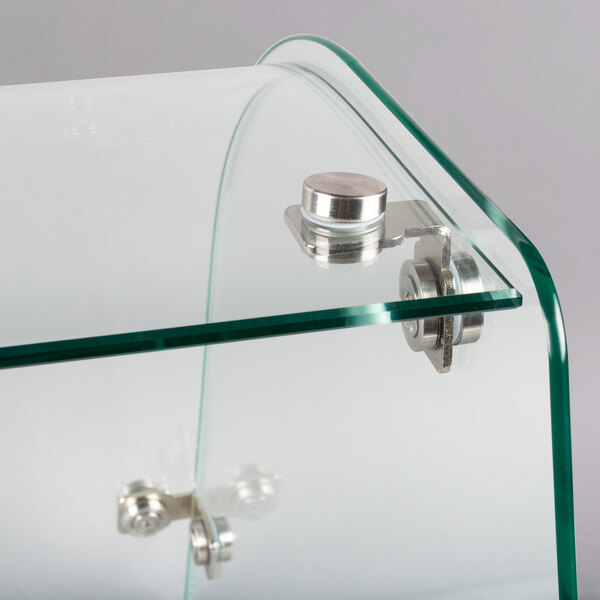 Avantco SNZGD4C Curved Glass Sneeze Guard 26"