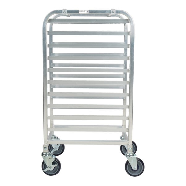 Regency 10 Pan Aluminum Steam Table Pan Rack - Unassembled