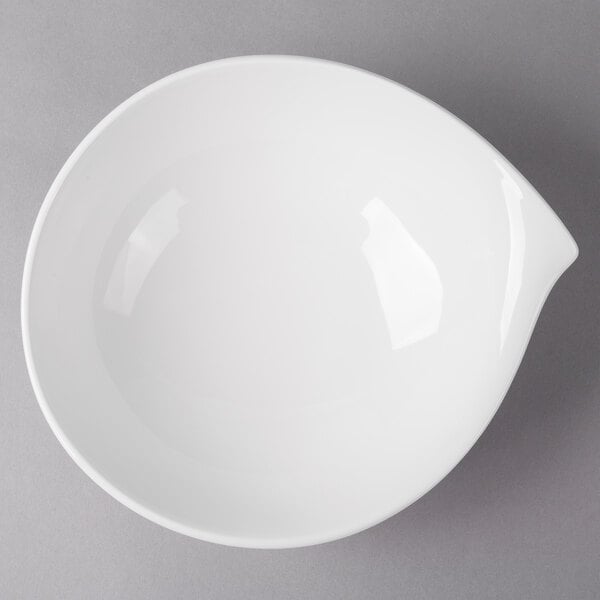 A white Villeroy & Boch porcelain bowl.
