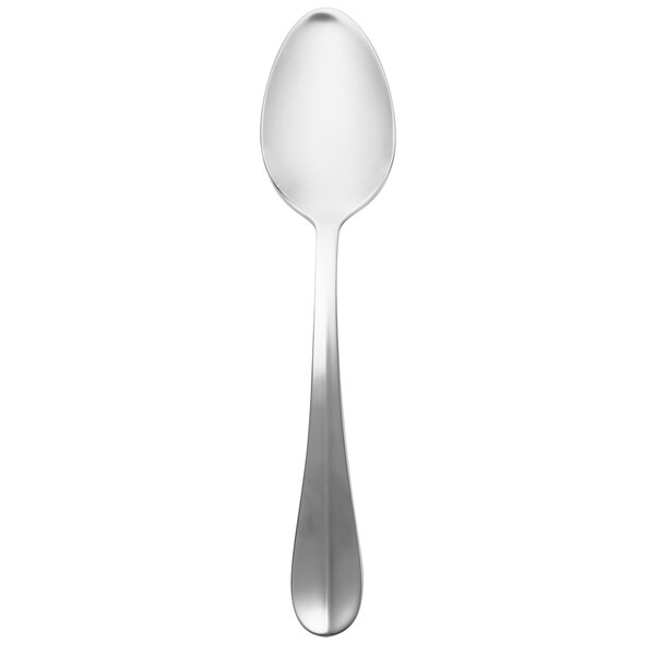 A Walco stainless steel serving spoon with a white background.