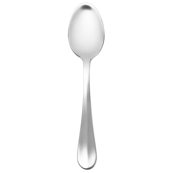 A Walco Lancer stainless steel teaspoon with a silver handle.