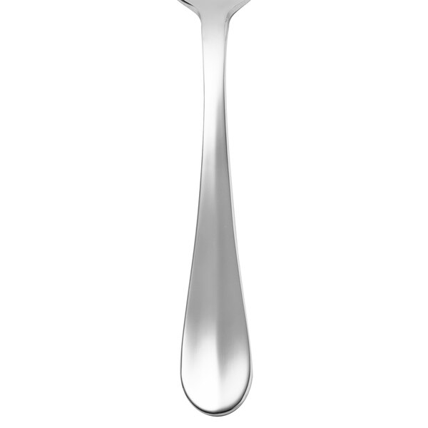 A Walco Lancer stainless steel teaspoon with a silver handle.