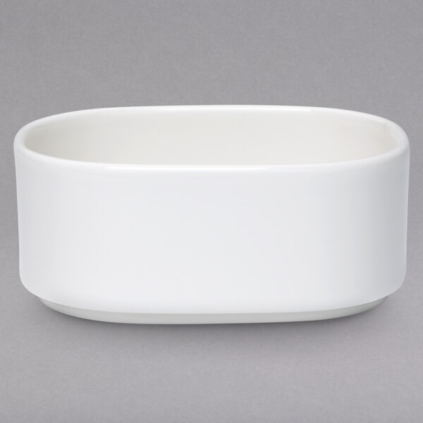 A white Villeroy & Boch porcelain bowl.