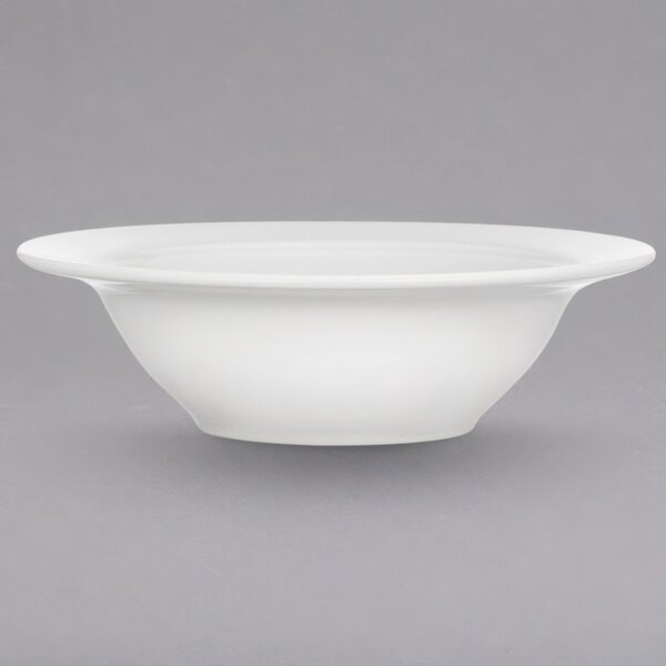 A white Villeroy & Boch premium porcelain cereal bowl.