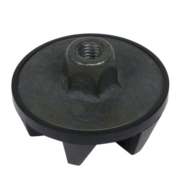 close-up of a nut with a screw