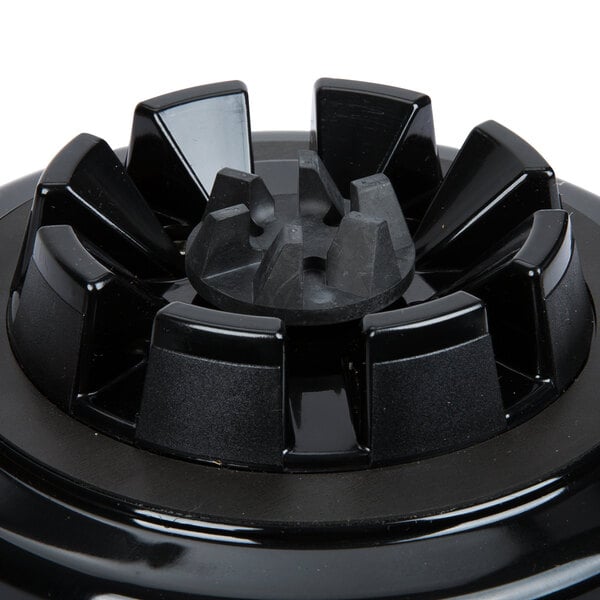 a close-up of a black object